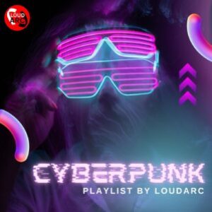 Purple And Blue Edgy Urban New Music After Life Playlist Cover - 1