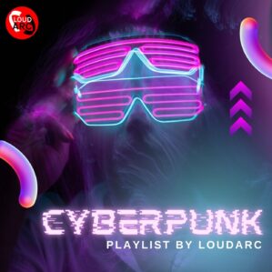 Purple And Blue Edgy Urban New Music After Life Playlist Cover - 1